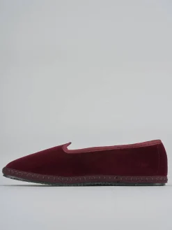 Ballerine tacco 1cm velluto bordo'