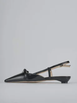 Ballerine tacco 2cm vernice nero