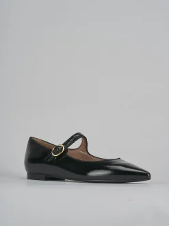 Ballerine tacco 1cm vernice nero
