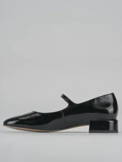 Ballerine tacco 2cm vernice nero