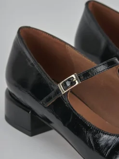 Ballerine tacco 2cm vernice nero