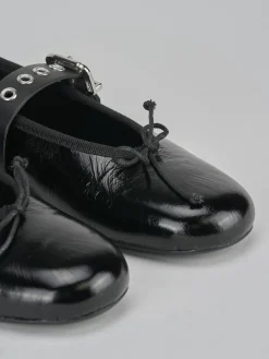 Ballerine tacco 1cm vernice nero