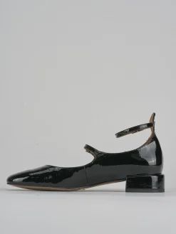 Ballerine tacco 2cm vernice nero