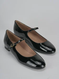Ballerine tacco 2cm vernice nero