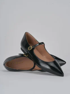 Ballerine tacco 1cm vernice nero
