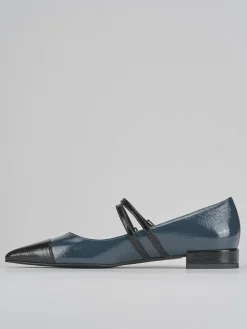 Ballerine tacco 2cm vernice nero