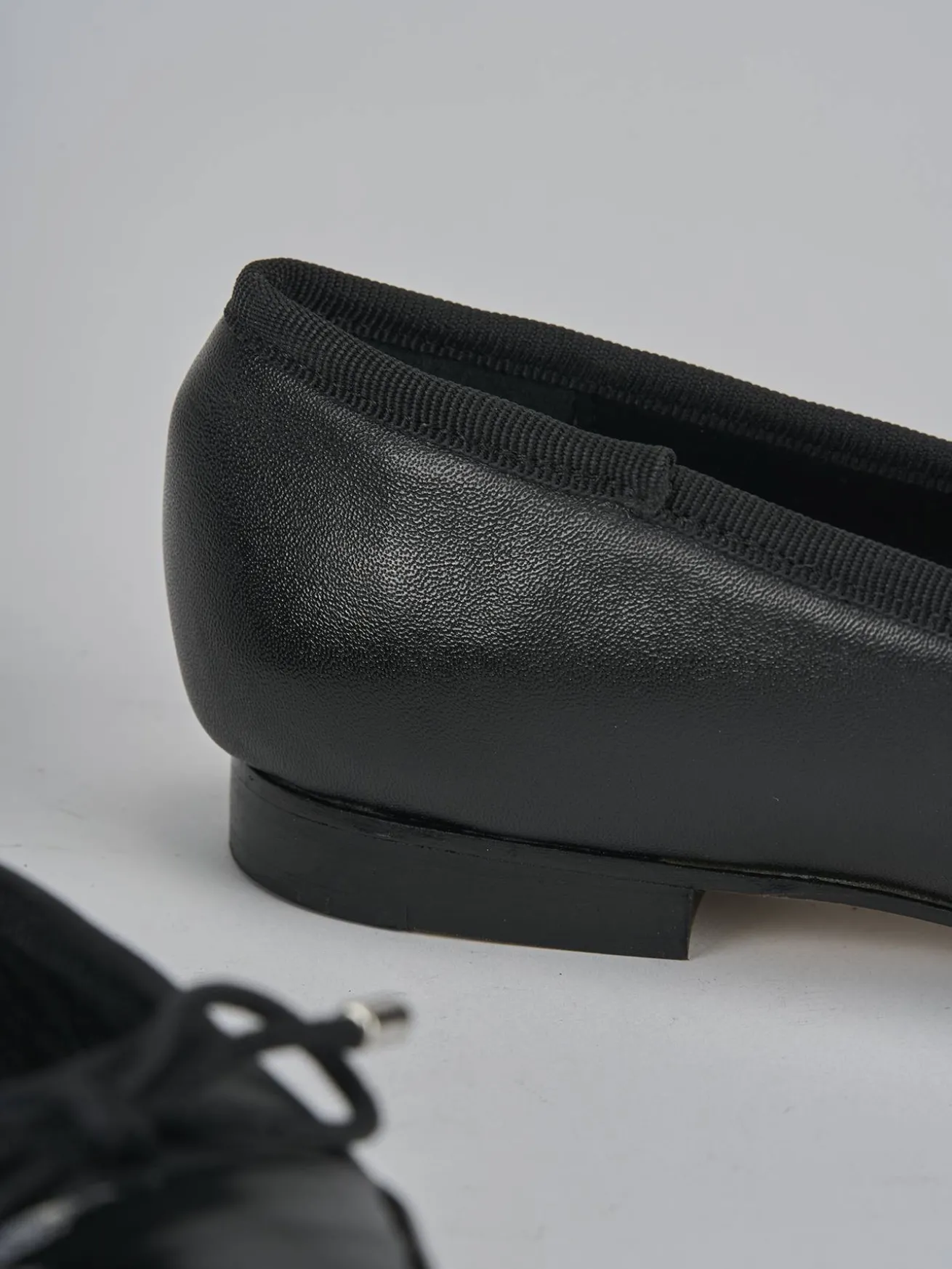 Ballerine tacco 1cm vernice nero