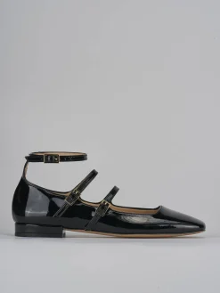 Ballerine tacco 1cm vernice nero