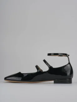 Ballerine tacco 1cm vernice nero