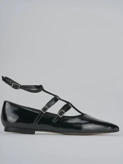 Ballerine tacco 1cm vernice nero