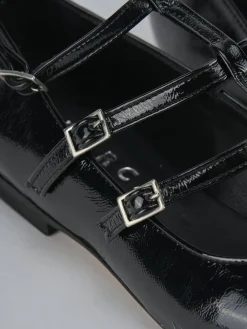 Ballerine tacco 1cm vernice nero