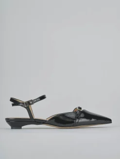 Ballerine tacco 2cm vernice nero