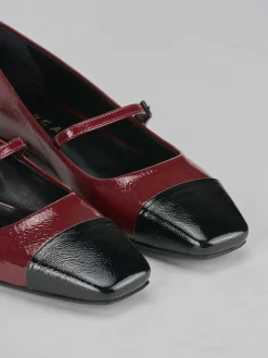 Ballerine tacco 2cm vernice nero