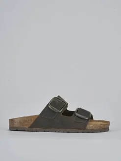 Ciabatta tacco 1 cm testa nabuk