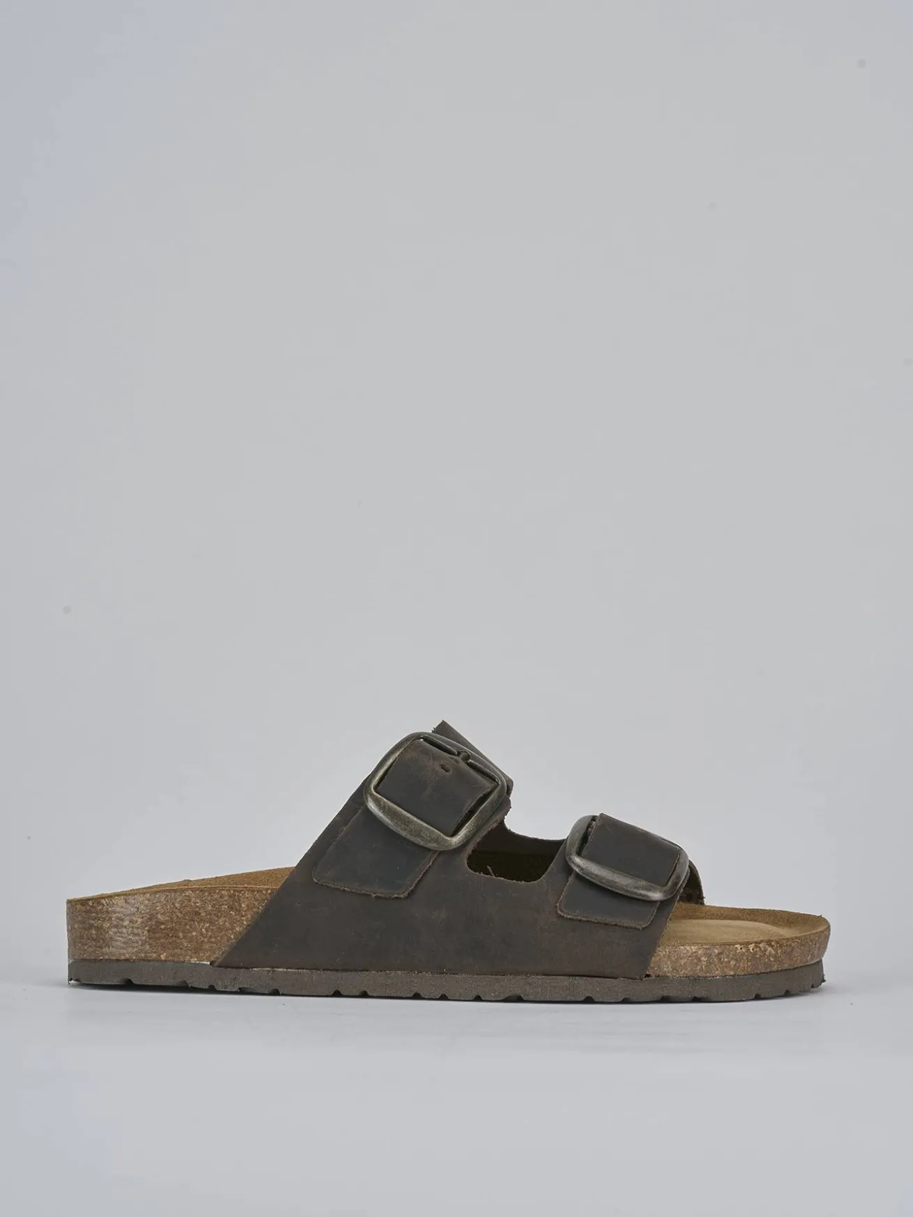 Ciabatta tacco 1 cm testa nabuk