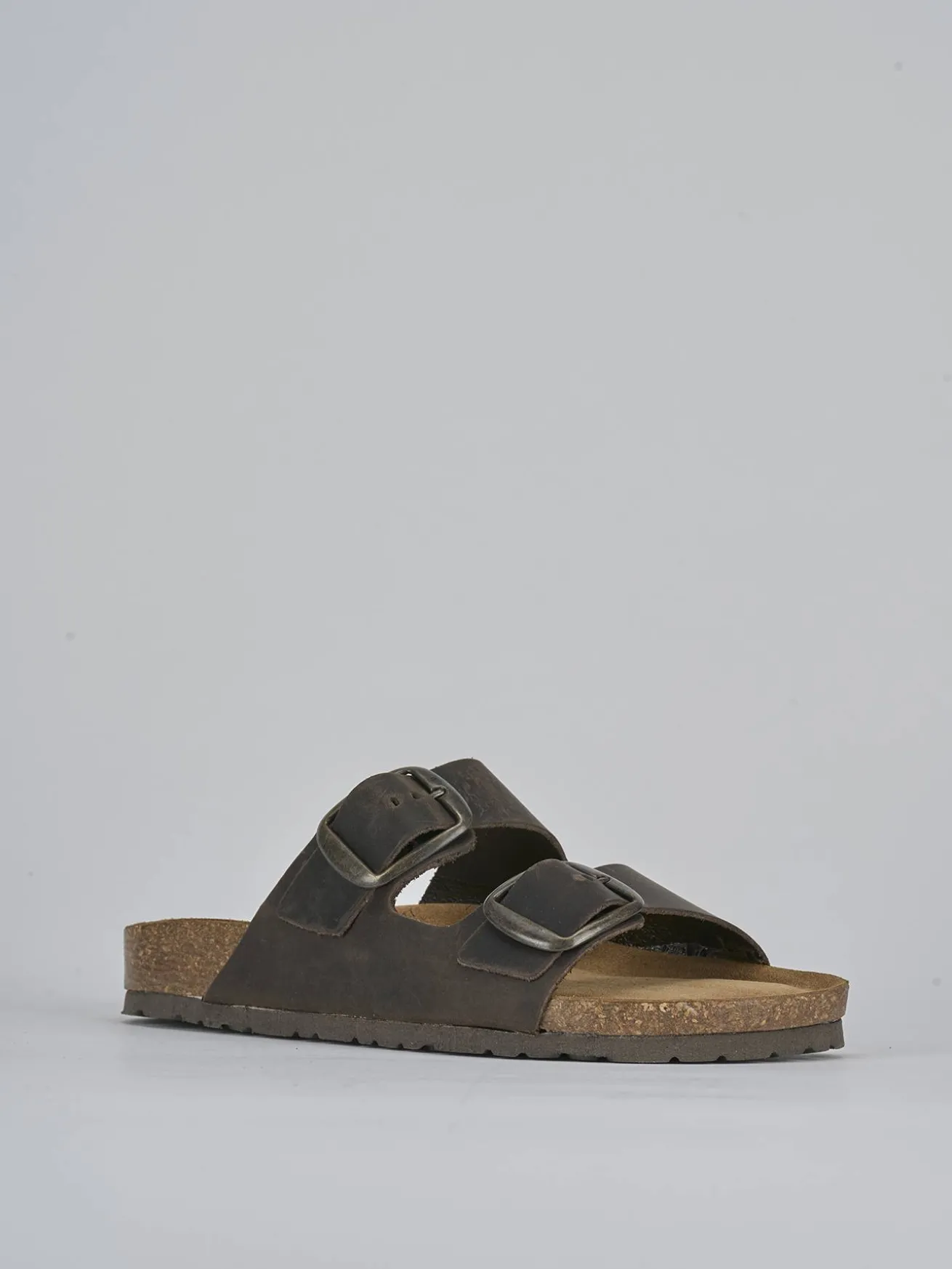 Ciabatta tacco 1 cm testa nabuk