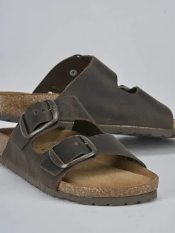 Ciabatta tacco 1 cm testa nabuk