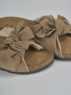 Ciabatte camoscio beige