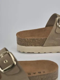 Ciabatte camoscio beige