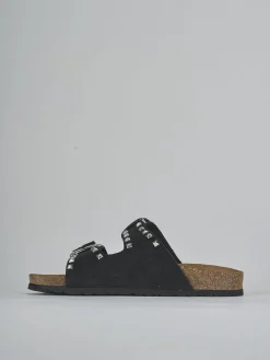 Ciabatte camoscio nero