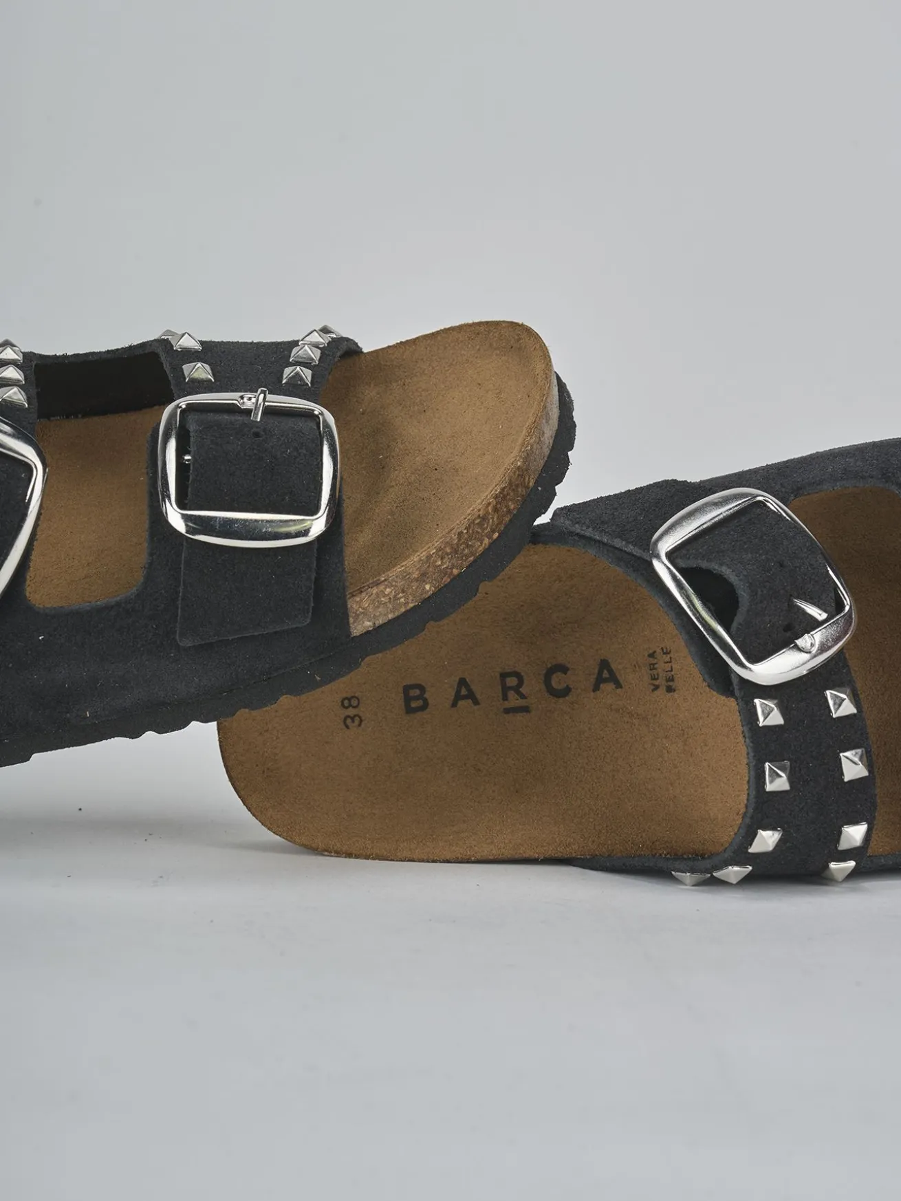 Ciabatte camoscio nero