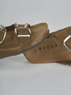 Ciabatte camoscio testa