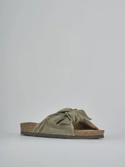 Ciabatte camoscio verde