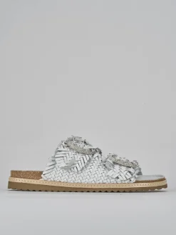 Ciabatte pelle bianco