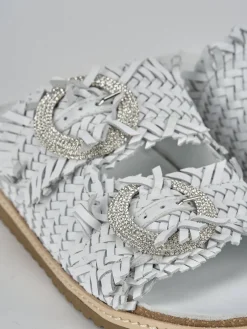 Ciabatte pelle bianco