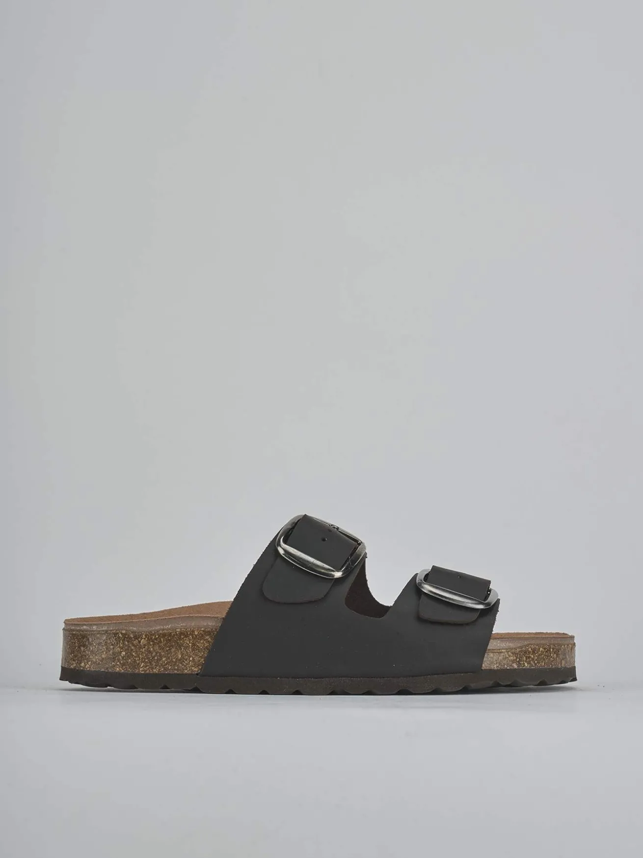 Ciabatte tacco 1cm camoscio testa