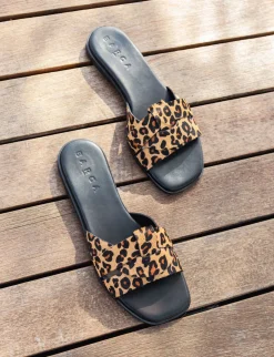 Ciabatte tacco 1cm cavallino multicolor