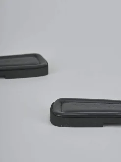 Ciabatte tacco 1cm pelle nero