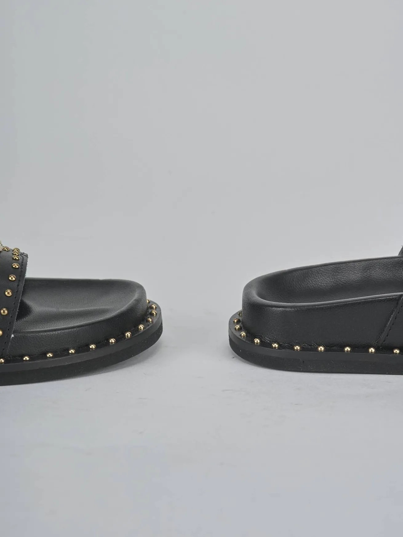 Ciabatte tacco 1cm pelle nero