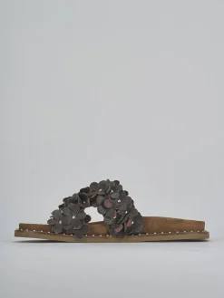 Ciabatte tacco 1cm pelle testa