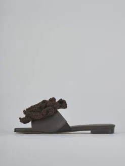 Ciabatte tacco 1cm pelle testa