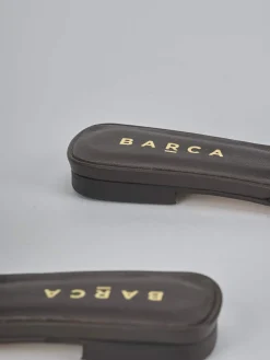 Ciabatte tacco 1cm pelle testa