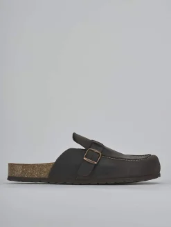 Ciabatte tacco 1cm pelle testa