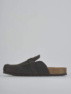 Ciabatte tacco 1cm pelle testa