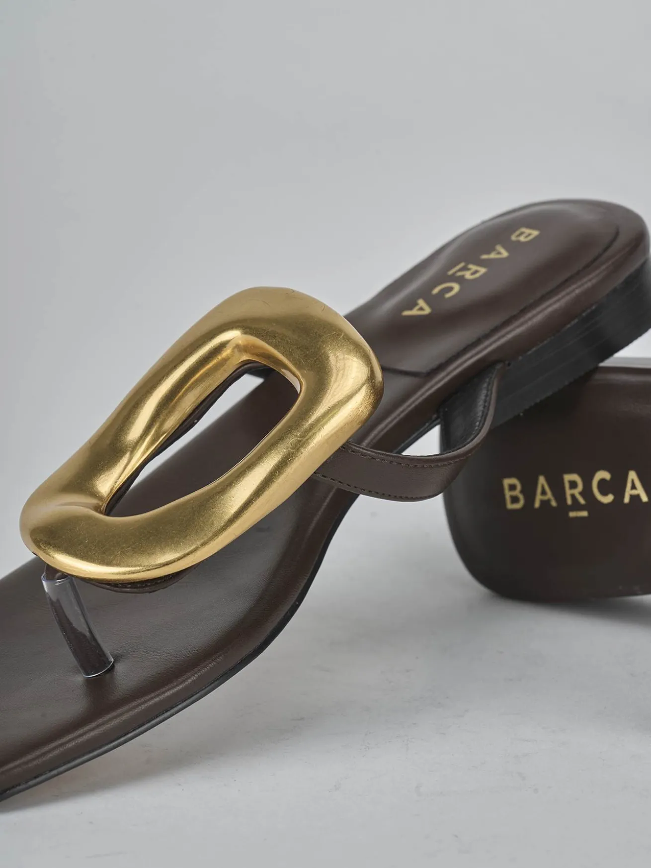 Ciabatte tacco 1cm pelle testa