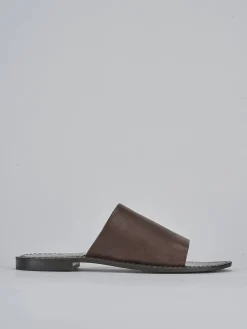 Ciabatte tacco 1cm pelle testa