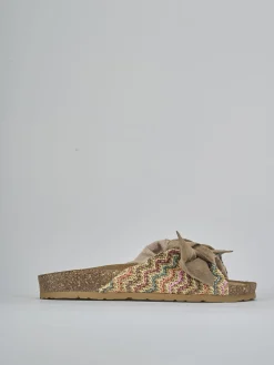 Ciabatte tessuto multicolor