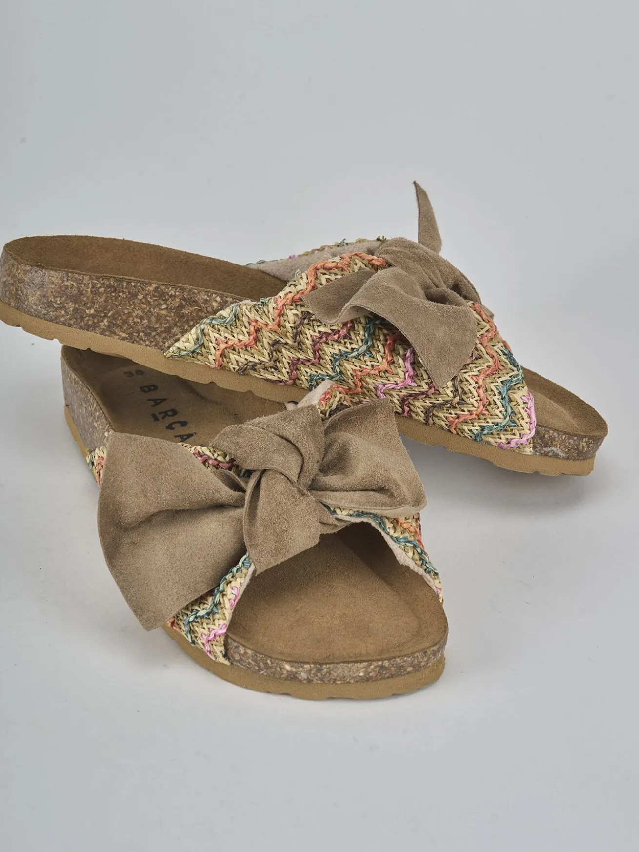 Ciabatte tessuto multicolor