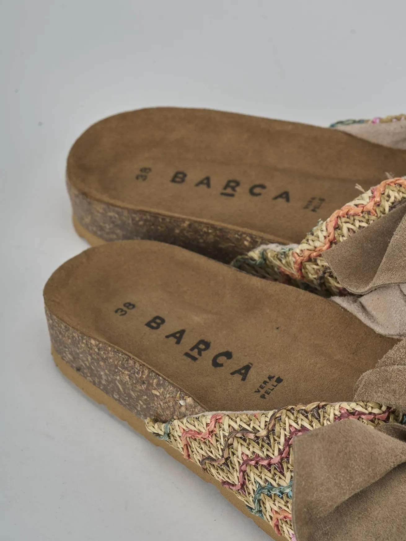 Ciabatte tessuto multicolor