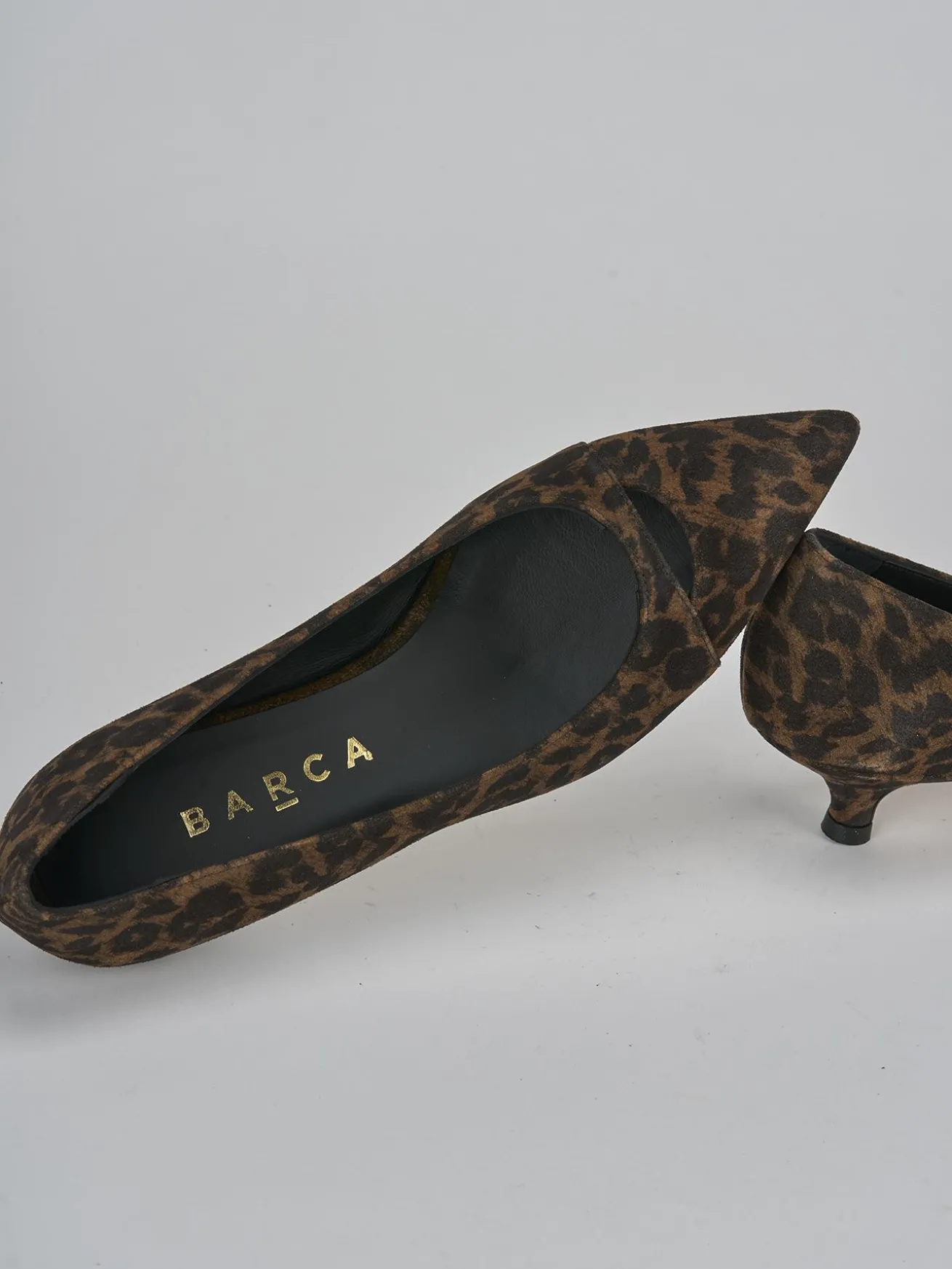 Décolleté tacco 3cm camoscio multicolor