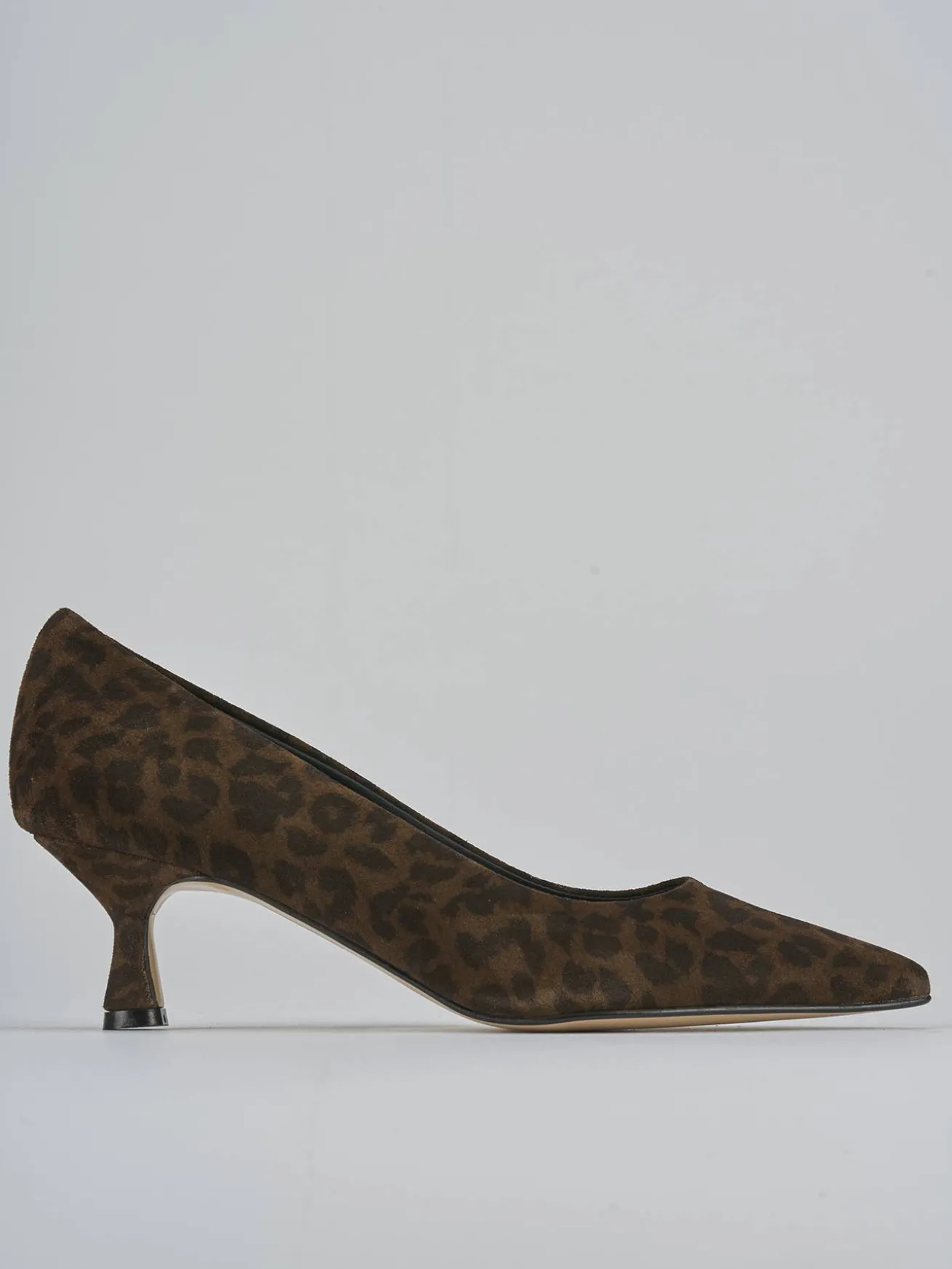 Décolleté tacco 5cm camoscio multicolor