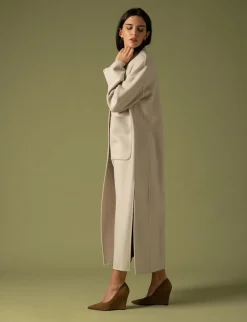 Décolleté tacco 9cm camoscio marrone