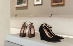 Décolleté tacco 9cm camoscio testa