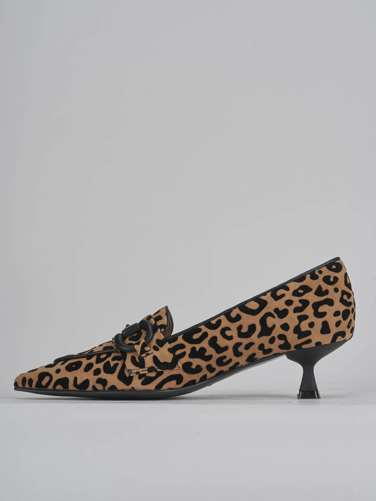 Décolleté tacco 5cm camoscio multicolor