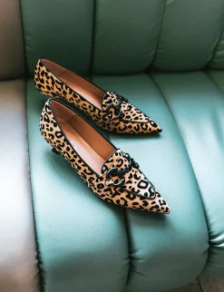 Décolleté tacco 5cm camoscio multicolor