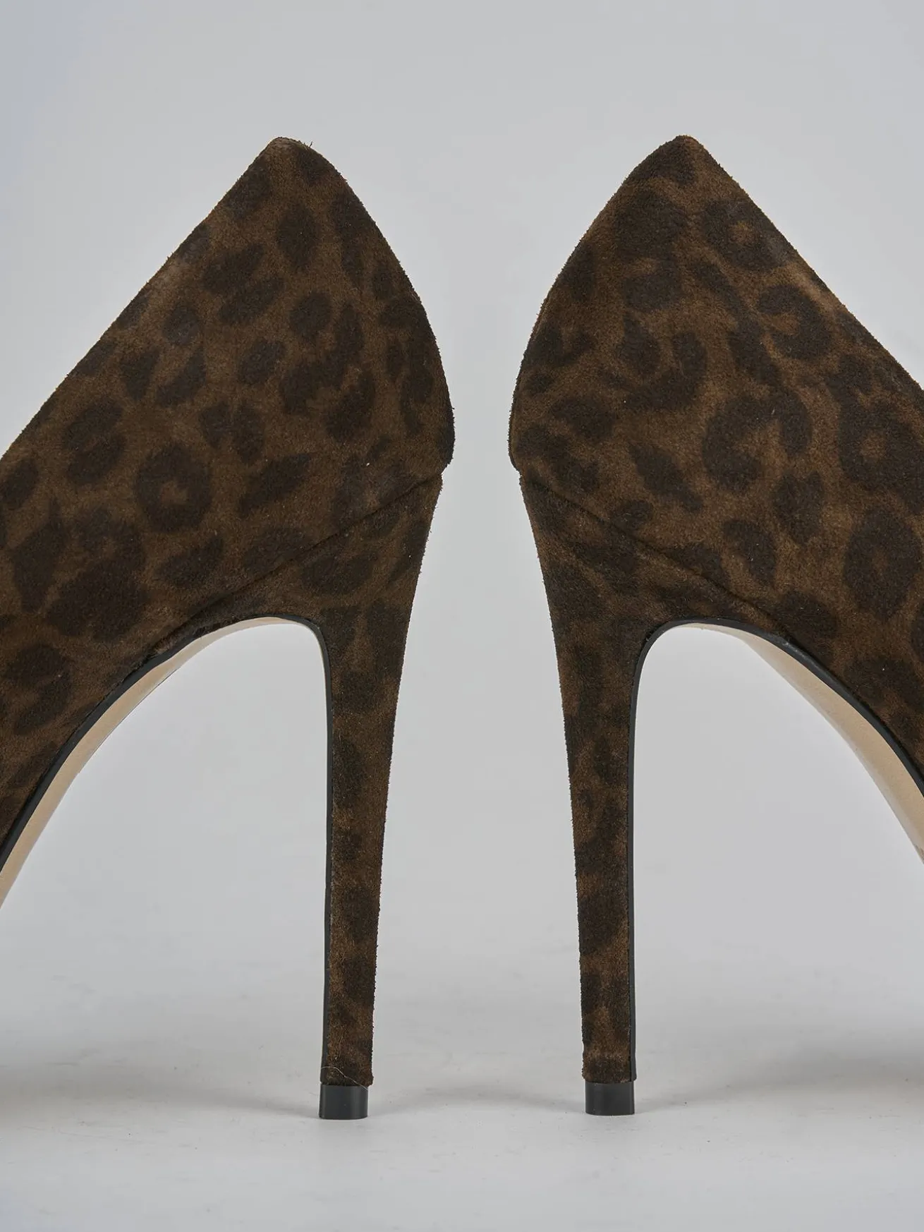 Décolleté tacco 10cm camoscio multicolor